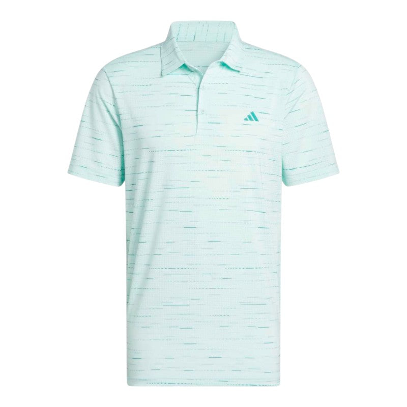 adidas Ultimate365 Mesh Stripe Print Golf Polo Shirt KA7908