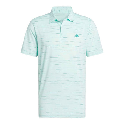 adidas Ultimate365 Mesh Stripe Print Golf Polo Shirt KA7908