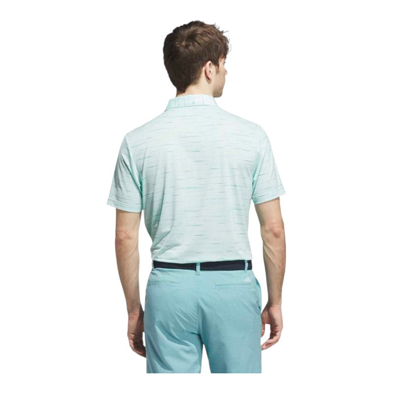 adidas Ultimate365 Mesh Stripe Print Golf Polo Shirt KA7908