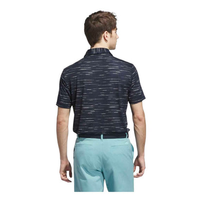 adidas Ultimate365 Mesh Stripe Print Golf Polo Shirt KA7909