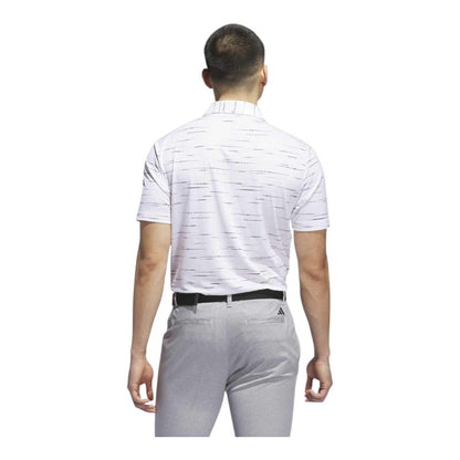 adidas Ultimate365 Mesh Stripe Print Golf Polo Shirt KA7912