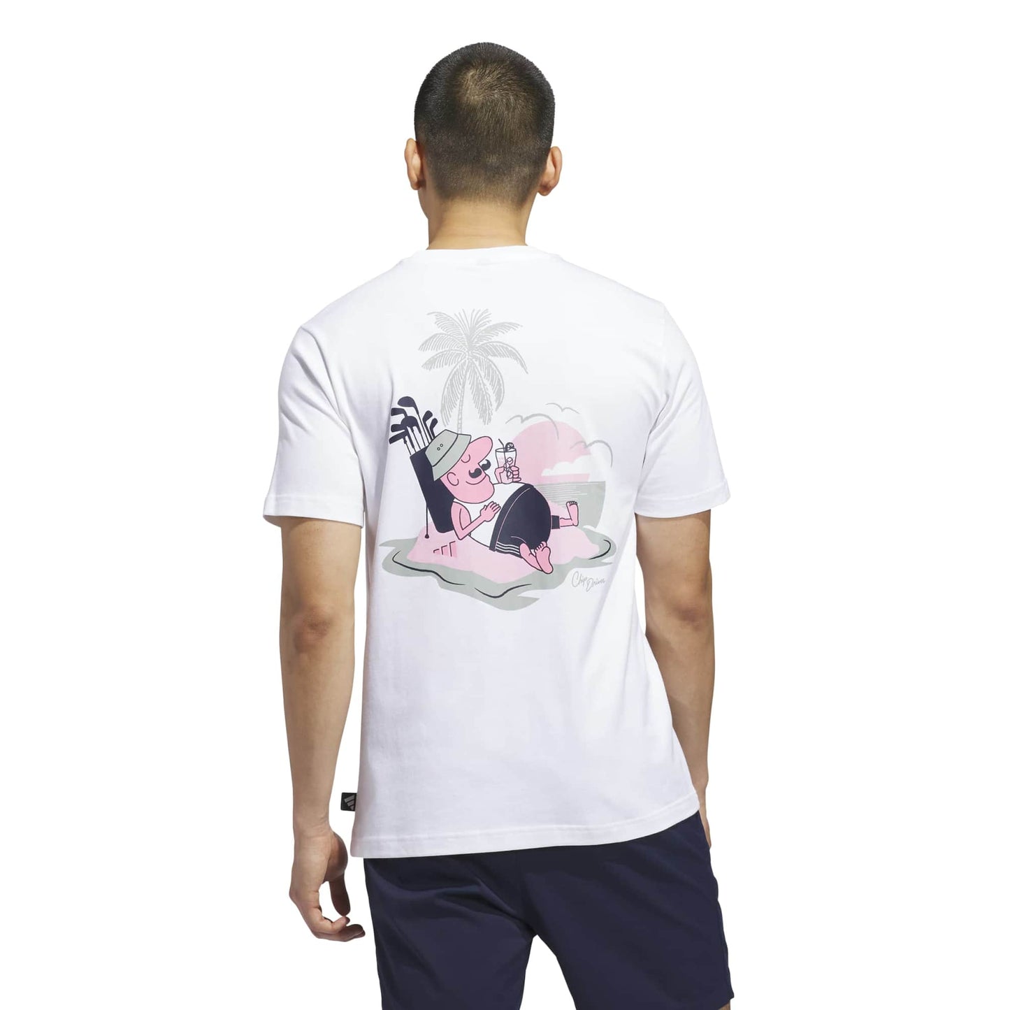 adidas Chip Graphic Golf Polo Shirt KB2416