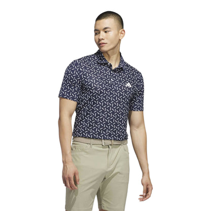 adidas Ultimate365 Mesh Print Golf Polo Shirt KE7707