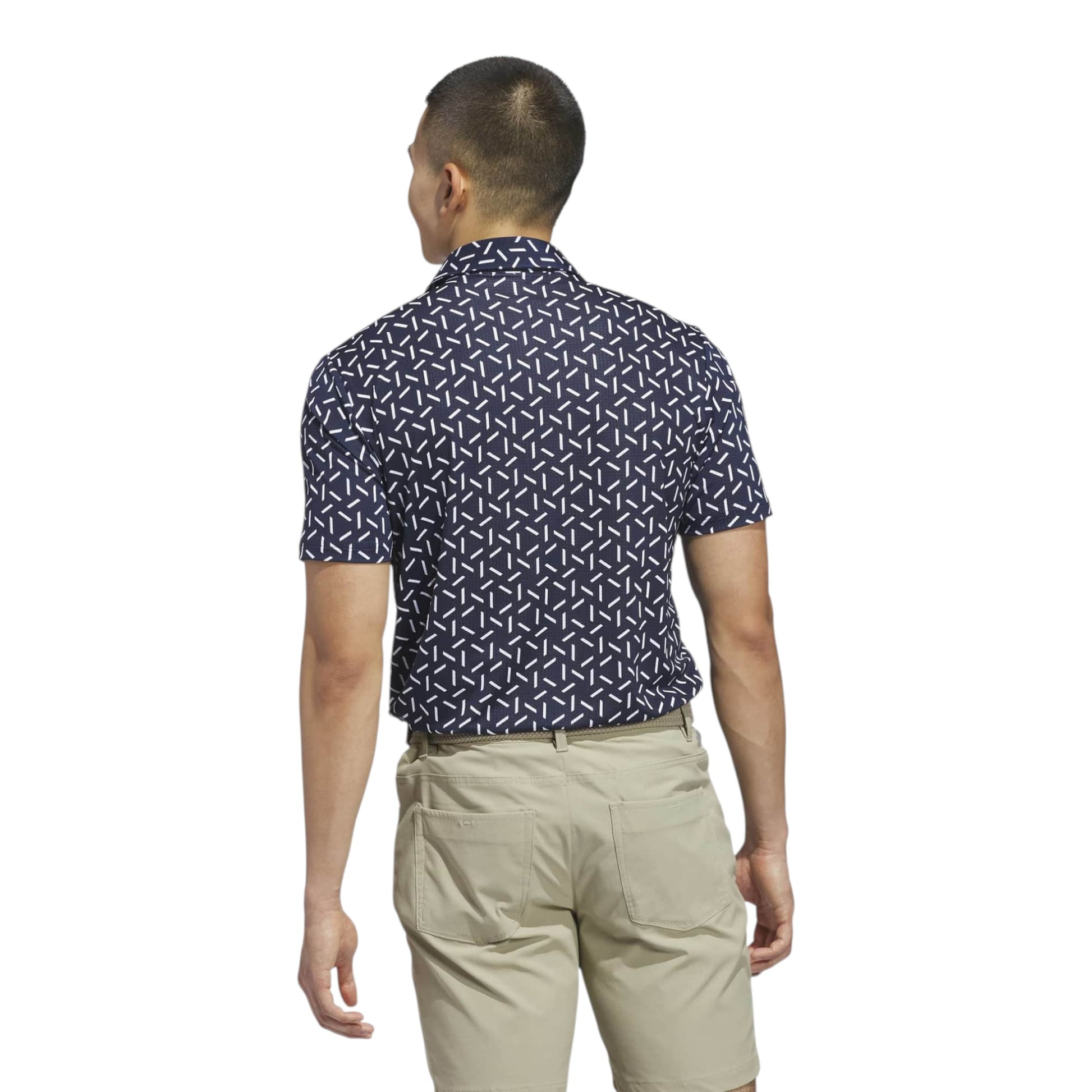 adidas Ultimate365 Mesh Print Golf Polo Shirt KE7707