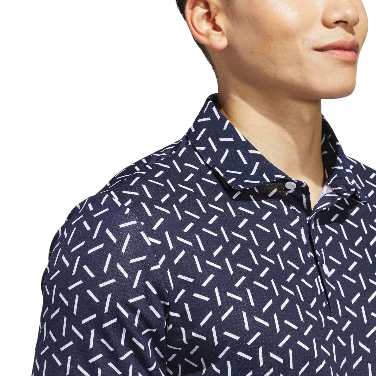 adidas Ultimate365 Mesh Print Golf Polo Shirt KE7707