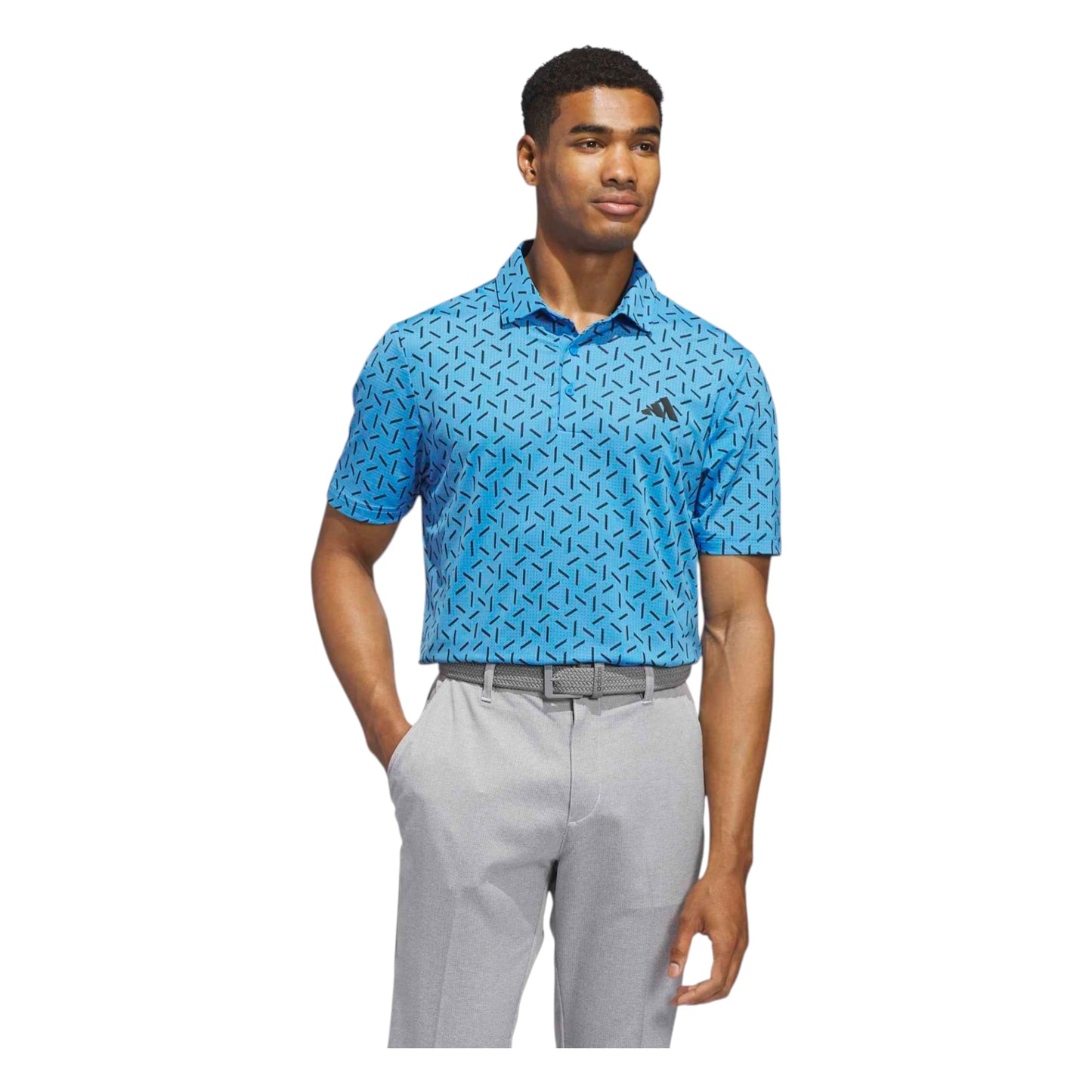 adidas Ultimate365 Mesh Print Golf Polo Shirt KE7710