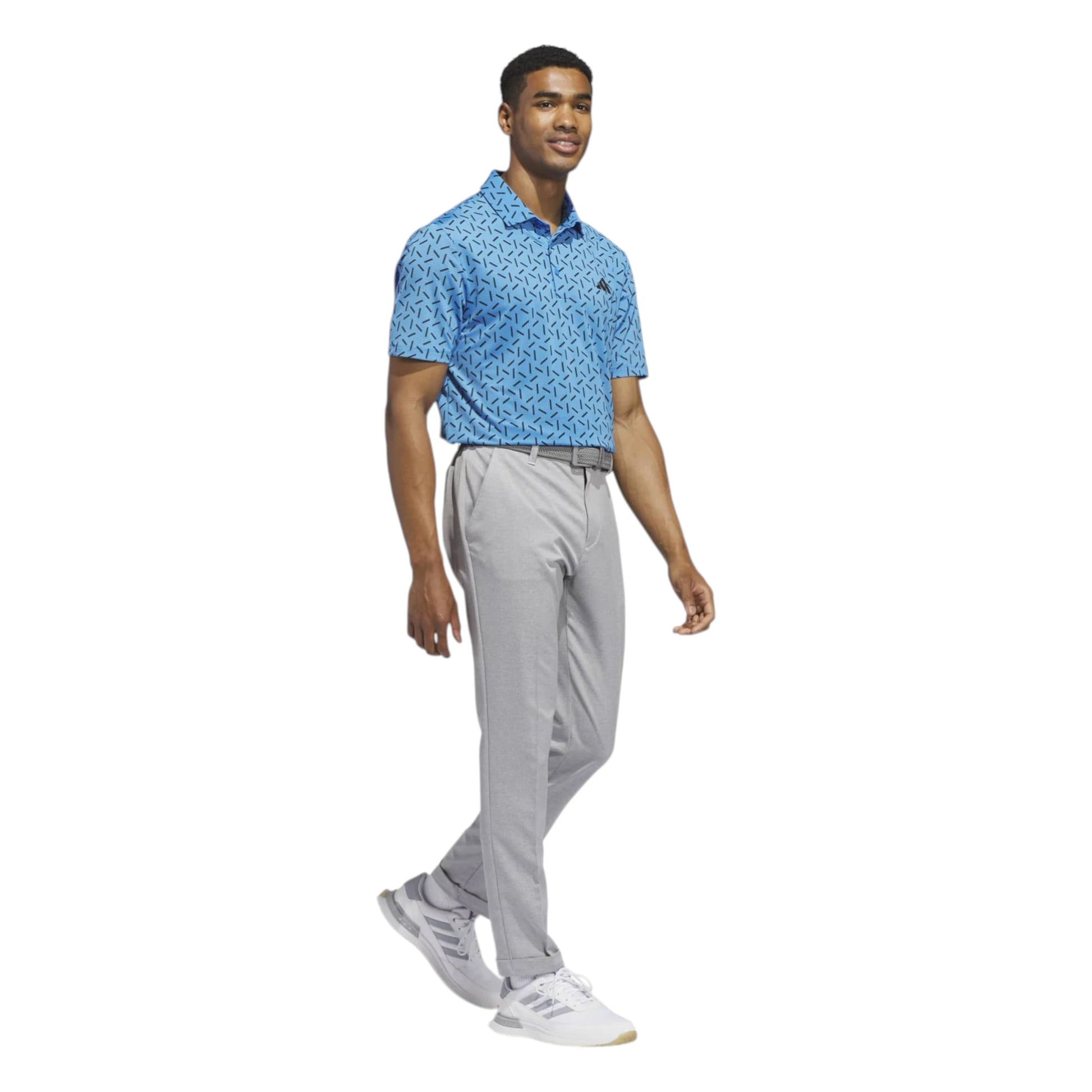 adidas Ultimate365 Mesh Print Golf Polo Shirt KE7710