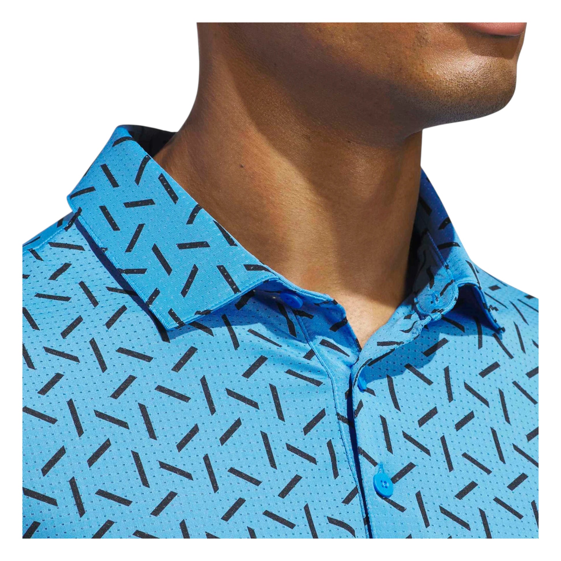 adidas Ultimate365 Mesh Print Golf Polo Shirt KE7710