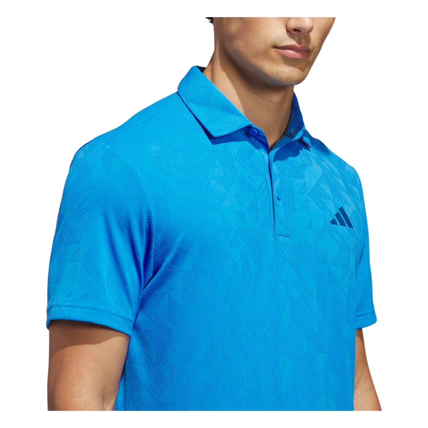 adidas Ultimate365 Textured Jacquard Golf Polo Shirt KE7711