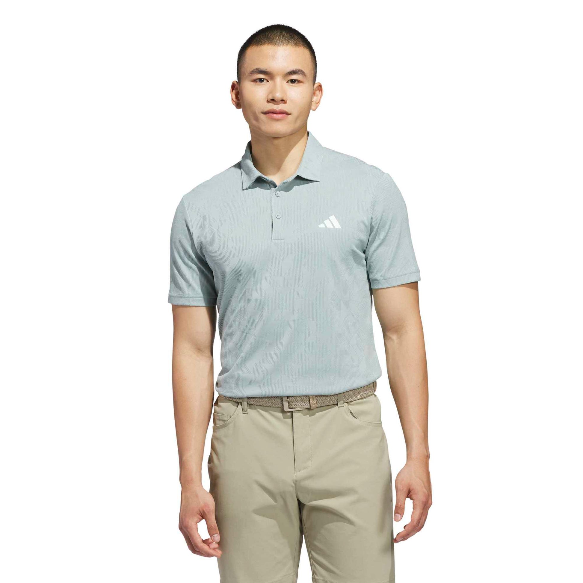 adidas Ultimate365 Textured Jacquard Golf Polo Shirt KE7713