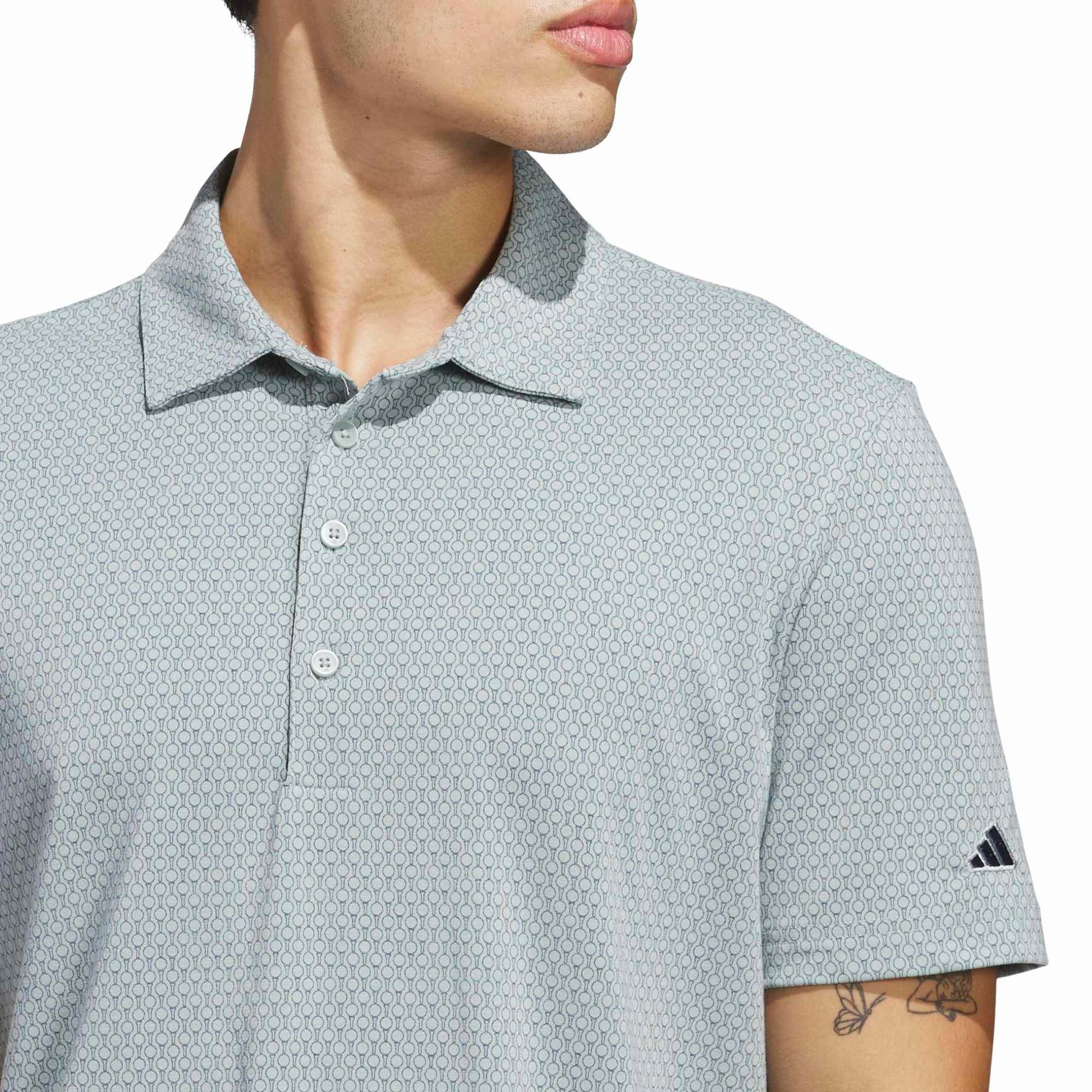 adidas Ultimate + Go To Print Golf Polo Shirt KF0111