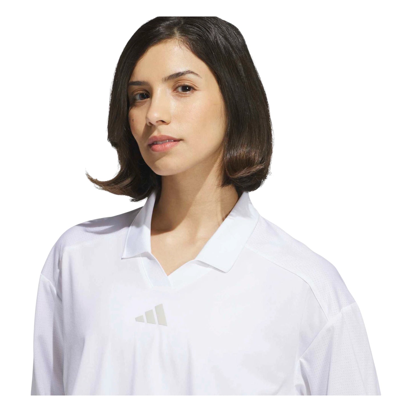 adidas Ladies BTC Long Sleeve Golf Polo Shirt KG4244