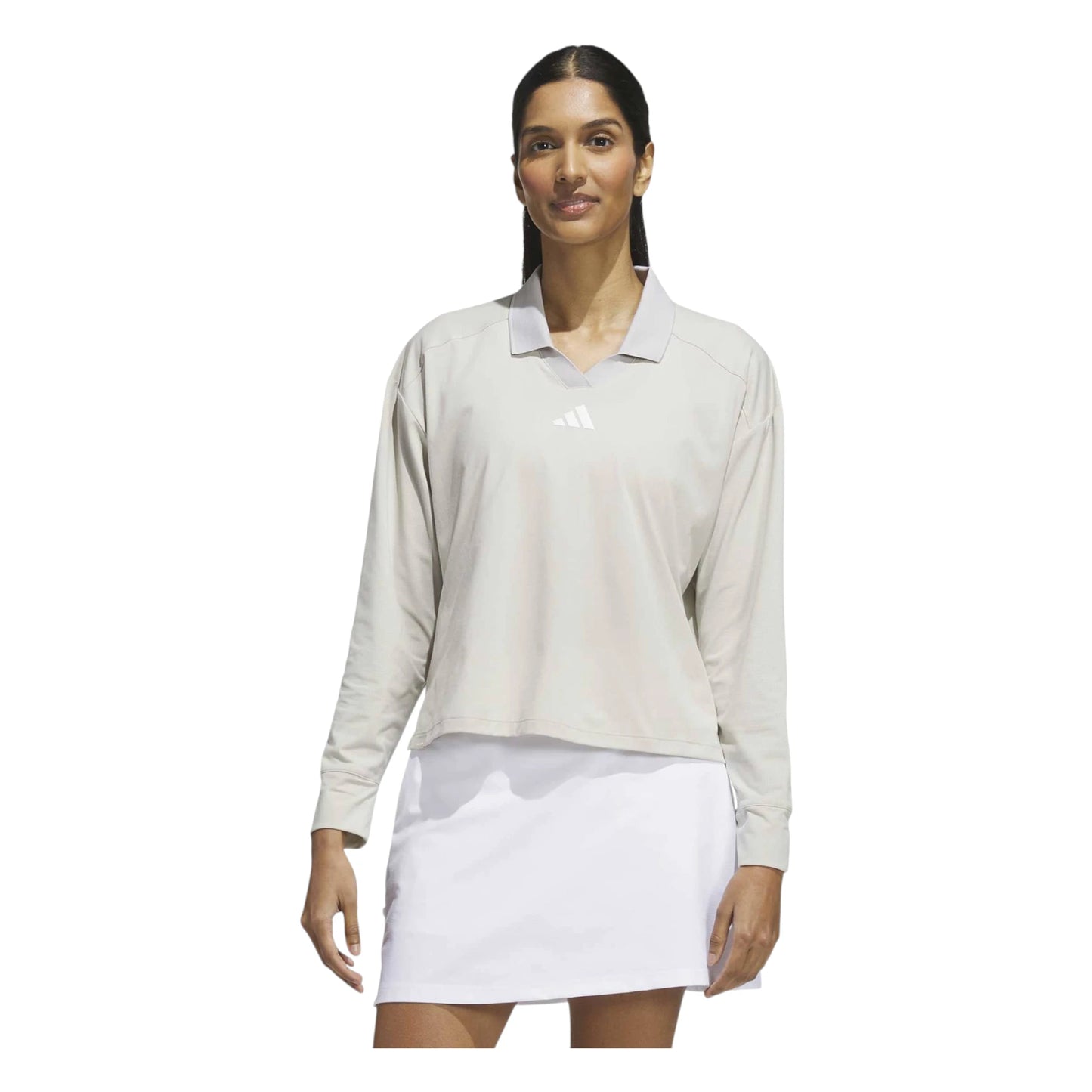 adidas Ladies BTC Long Sleeve Golf Polo Shirt KG4245