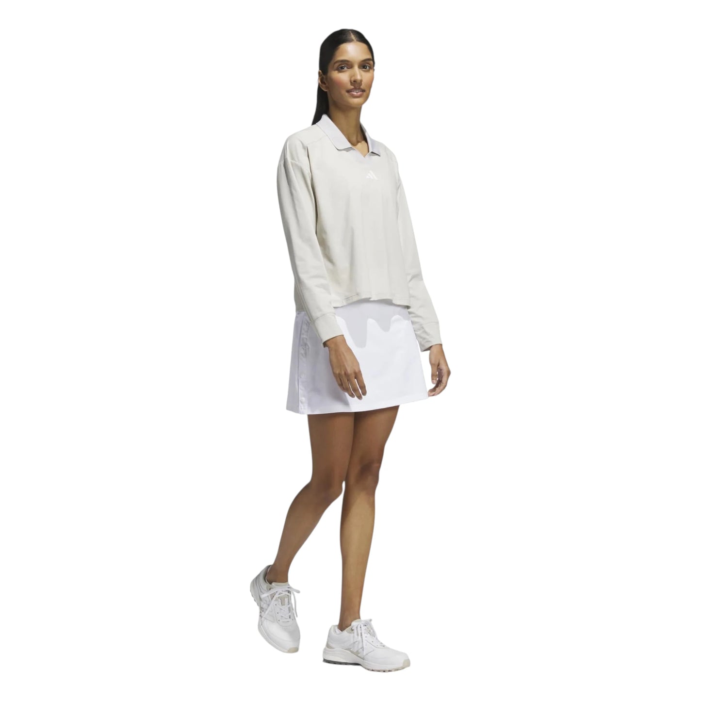 adidas Ladies BTC Long Sleeve Golf Polo Shirt KG4245