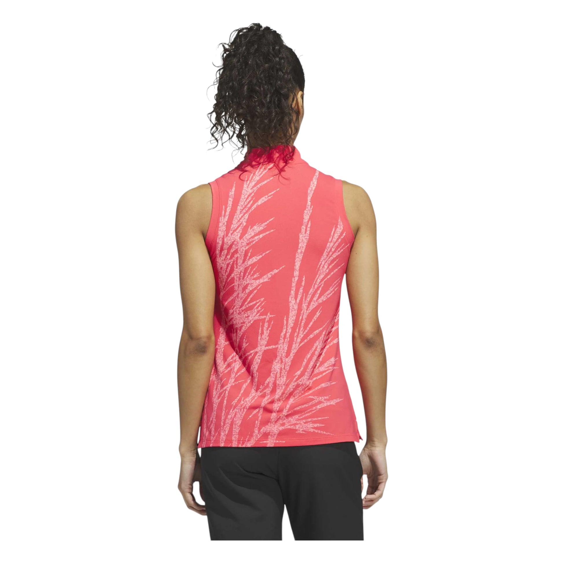 adidas Ladies Ultimate365 Printed Sleeveless Golf Polo Shirt KG4272