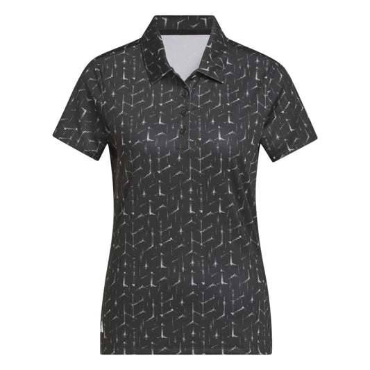 adidas Ladies AOP Short Sleeve Polo Shirt KG4296