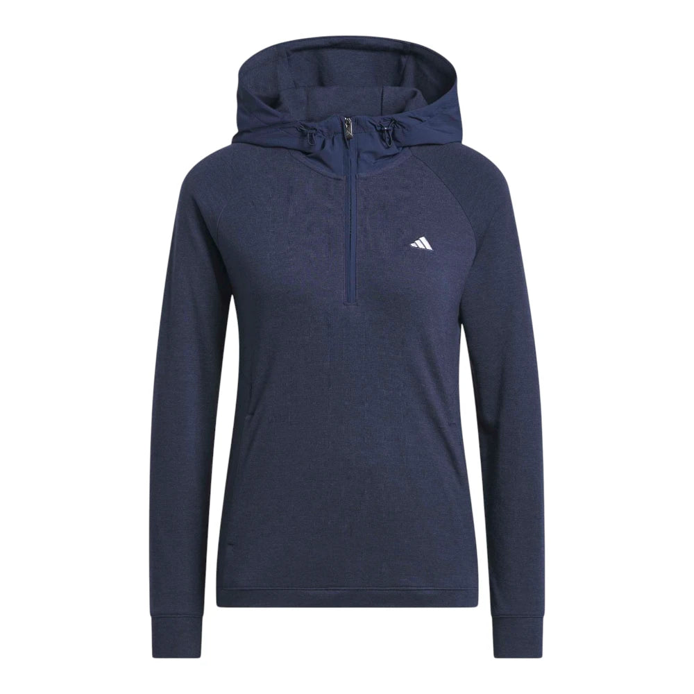 adidas Ladies Ultimate365+ Hybrid 1/4 Zip Golf  Hoodie