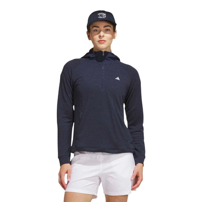 adidas Ladies Ultimate365+ Hybrid 1/4 Zip Golf  Hoodie