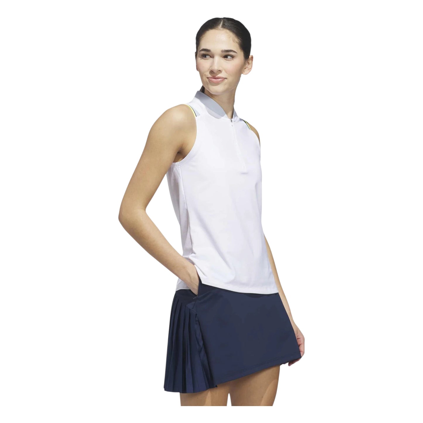 adidas Ladies Ultimate365 Climacool Sleeveless Golf Polo Shirt KG4390