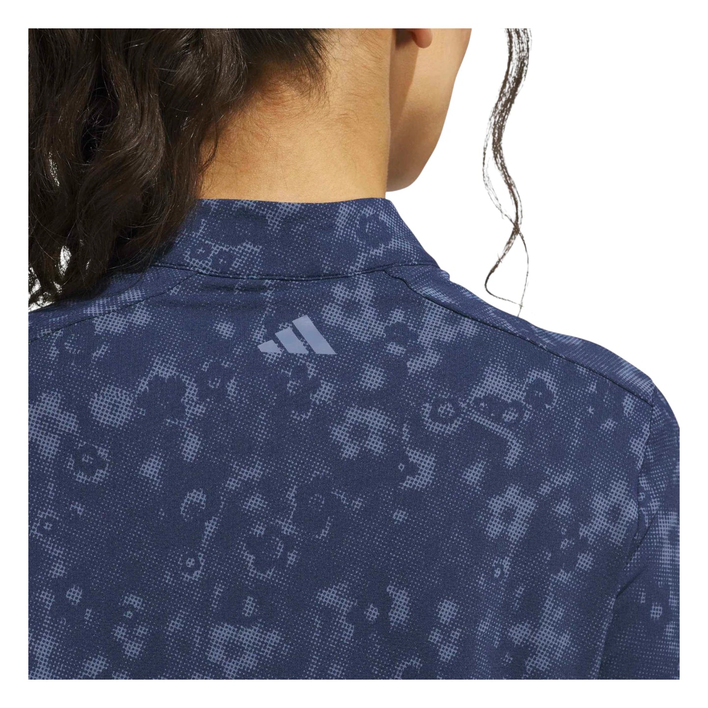 adidas Ladies Ultimate365 AOP 1/4 Zip Golf Mid Layer KG6718