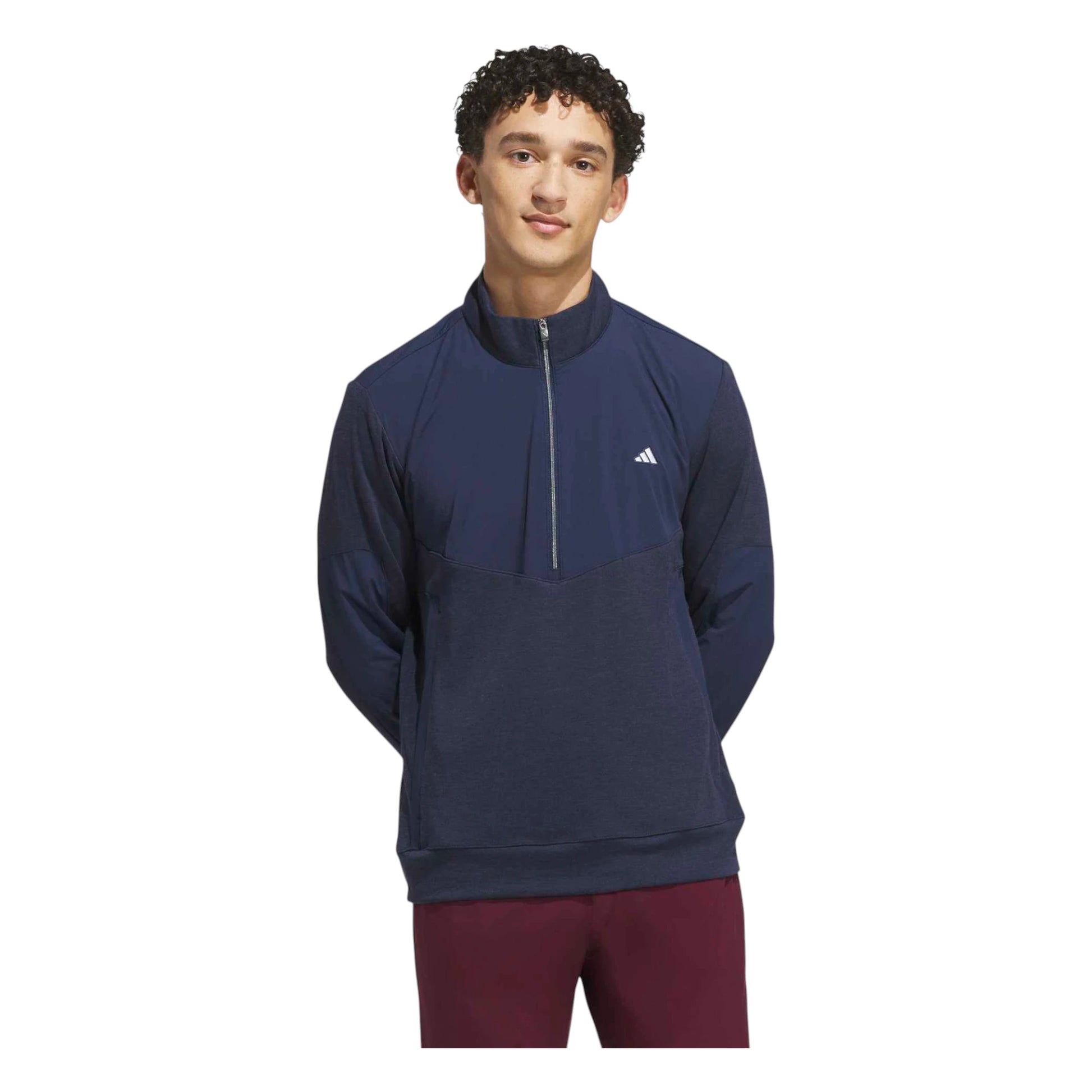 adidas Ultimate365+ Hybrid 1/4 Zip Golf Mid Layer KG7198