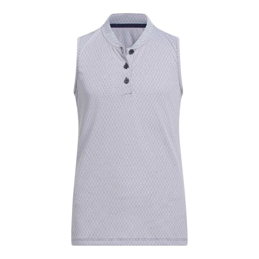 adidas Junior Climacool Sleeveless Golf Polo Shirt KG9084