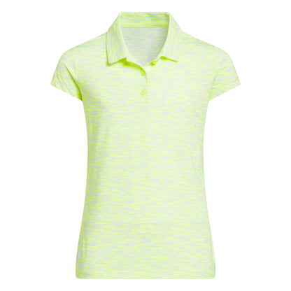 adidas Junior Climacool Print Golf Polo Shirt KG9087