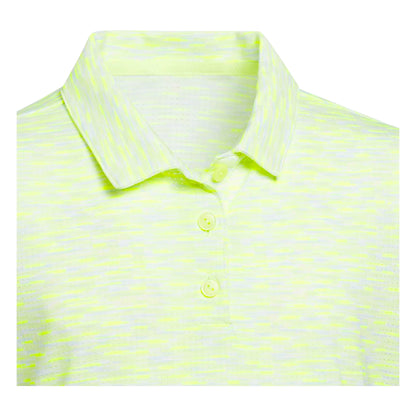adidas Junior Climacool Print Golf Polo Shirt KG9087