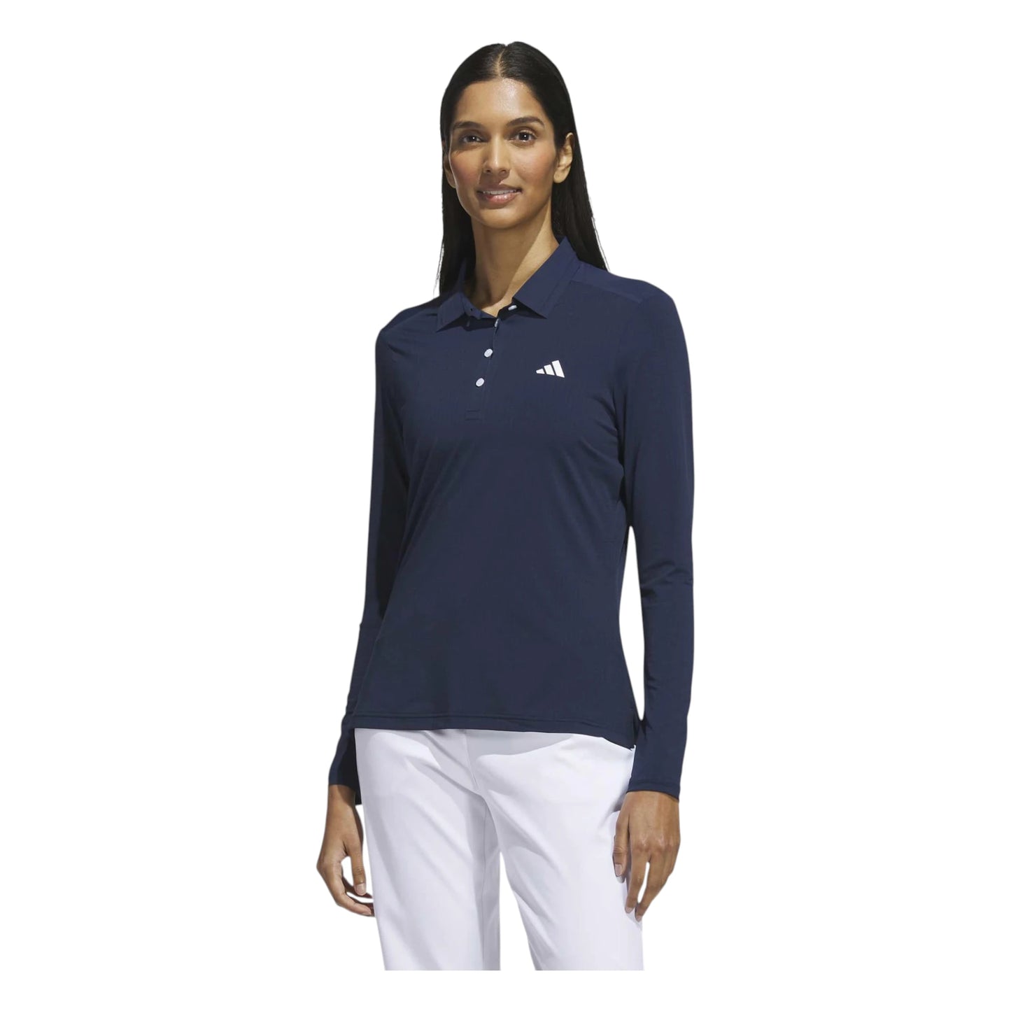 adidas Ladies Ultimate365 Climacool LS Golf Polo Shirt KH4358