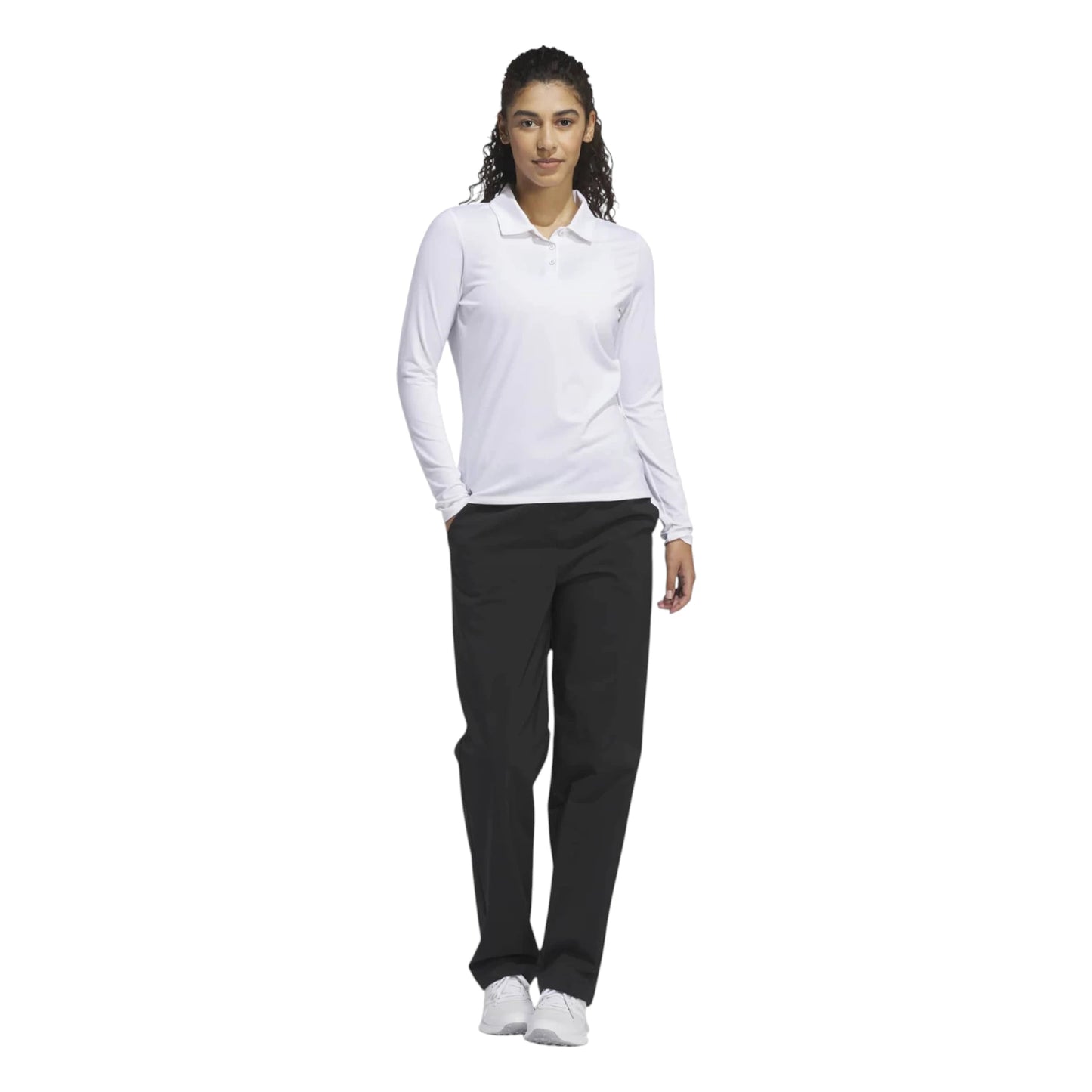 adidas Ladies Performance LS Golf Polo Shirt KR8582