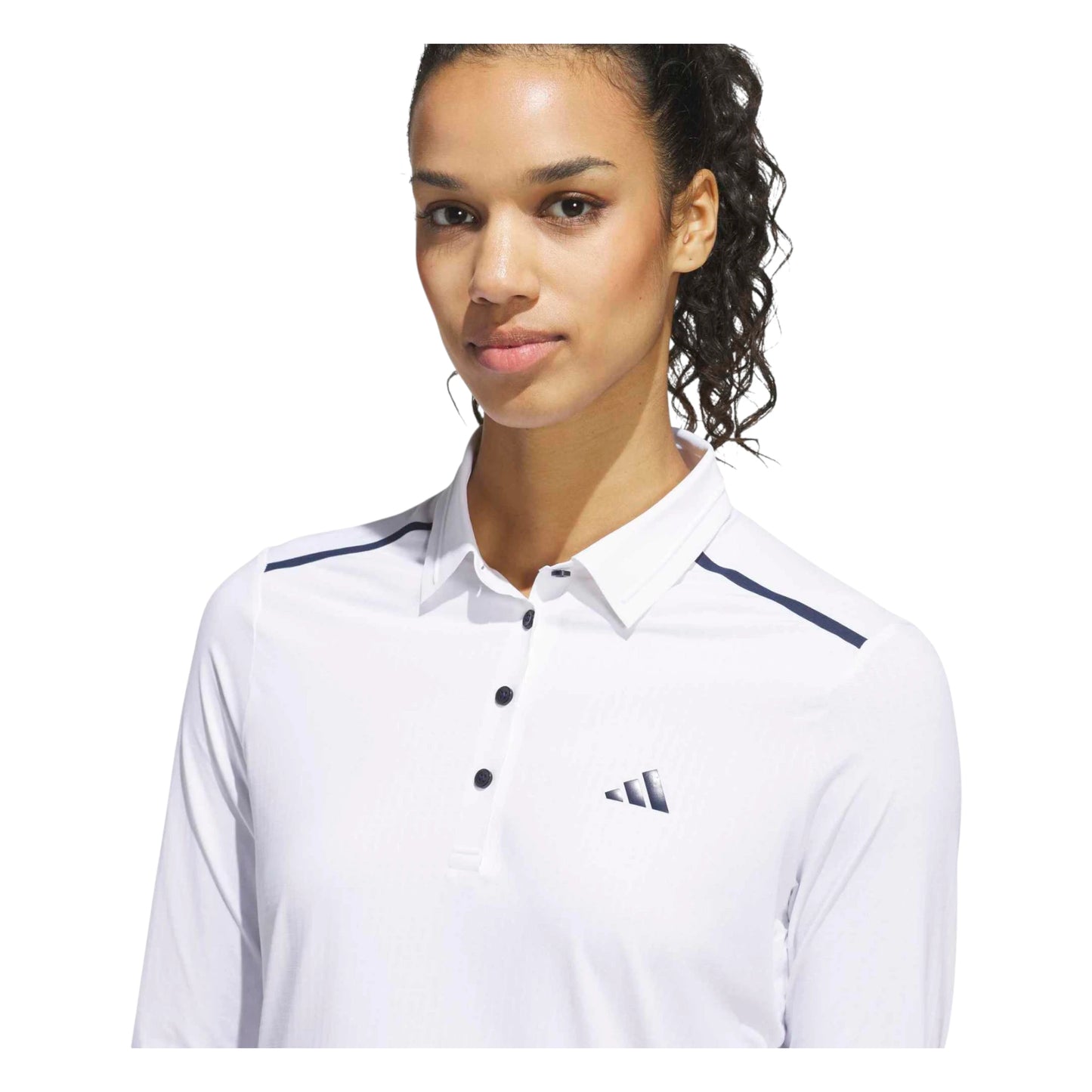 adidas Ladies Ultimate365 Climacool LS Golf Polo Shirt KR8599
