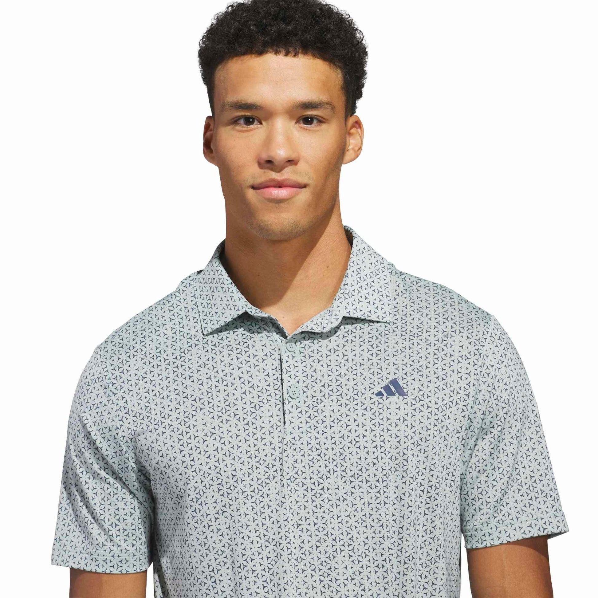 adidas Ultimate365 Mesh Print Golf Polo Shirt KT1581
