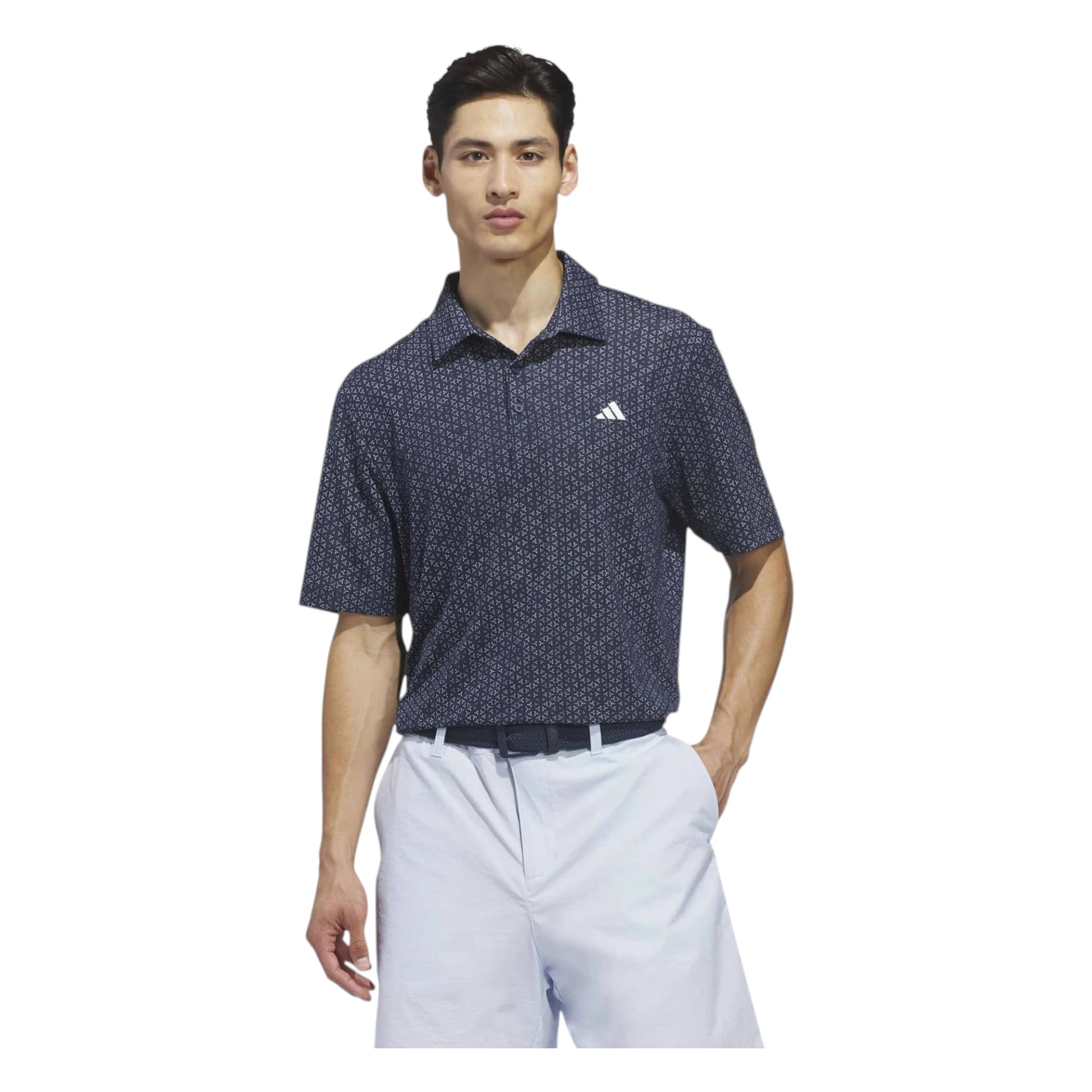 adidas Ultimate365 Mesh Print Golf Polo Shirt KT1582