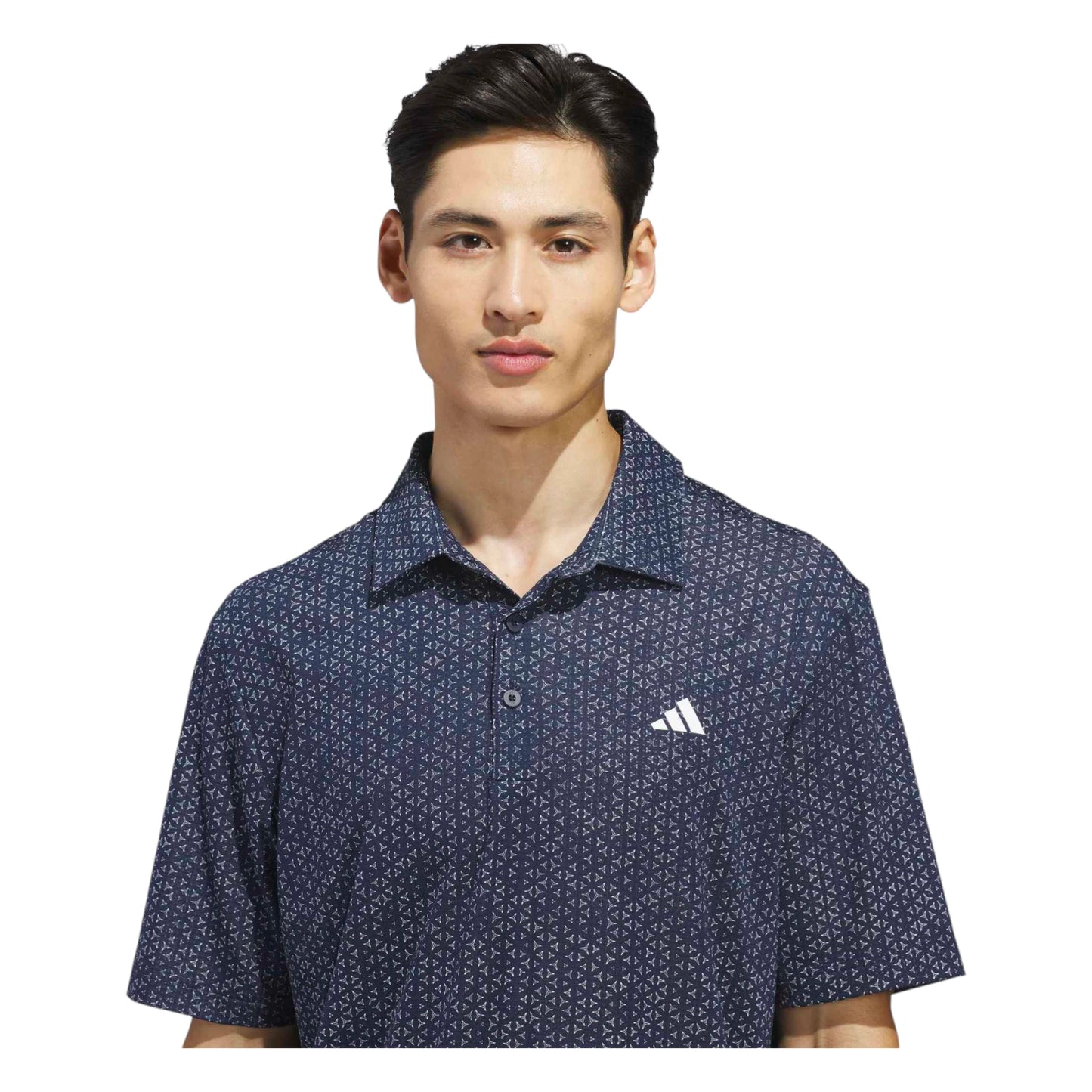 adidas Ultimate365 Mesh Print Golf Polo Shirt KT1582