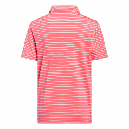 Junior adidas Striped Golf Polo Shirt KT1591