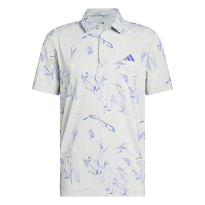 adidas Ultimate365 Mesh BCH Print Golf Polo Shirt KU1177