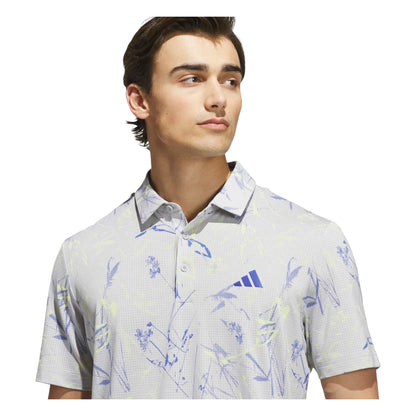 adidas Ultimate365 Mesh BCH Print Golf Polo Shirt KU1177