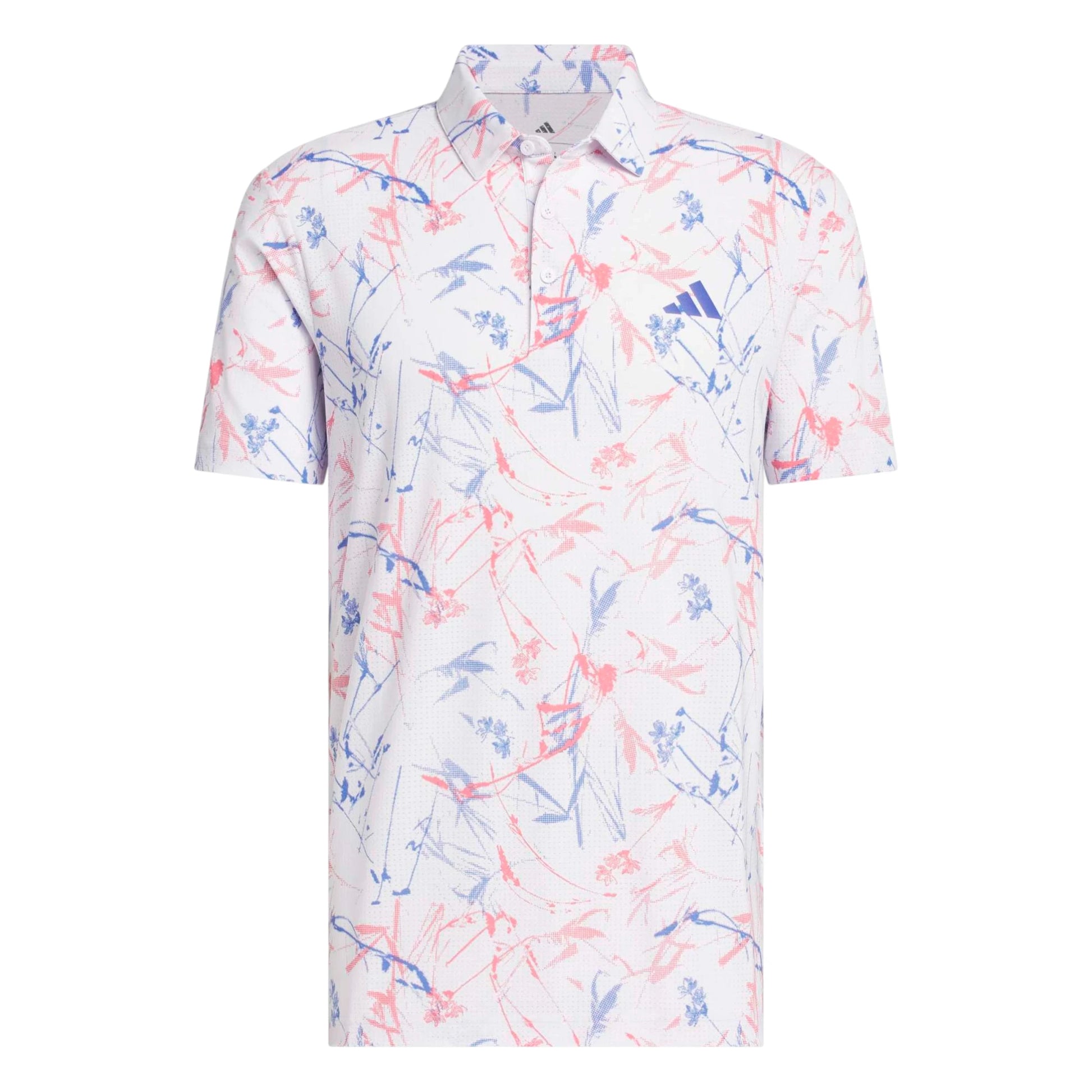 adidas Ultimate365 Mesh BCH Print Golf Polo Shirt KU1180