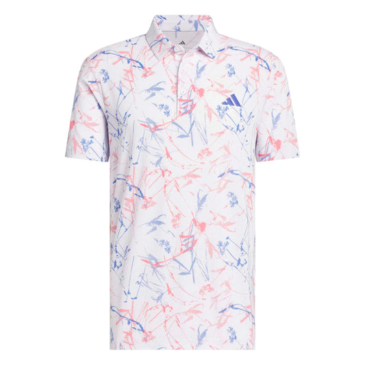 adidas Ultimate365 Mesh BCH Print Golf Polo Shirt KU1180
