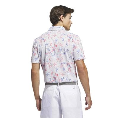 adidas Ultimate365 Mesh BCH Print Golf Polo Shirt KU1180