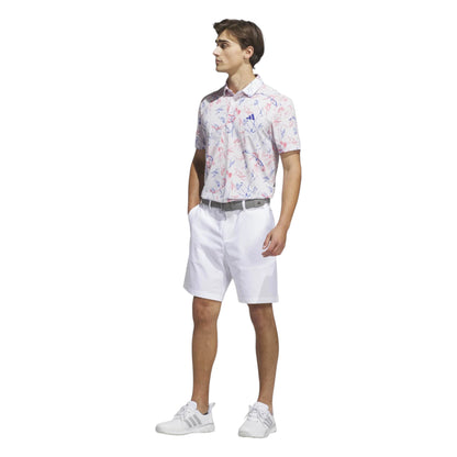 adidas Ultimate365 Mesh BCH Print Golf Polo Shirt KU1180