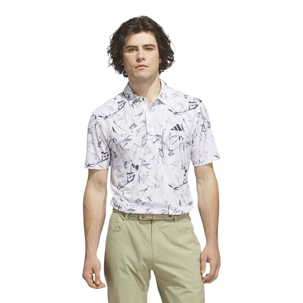 adidas Ultimate365 Mesh BCH Print Golf Polo Shirt KU1181