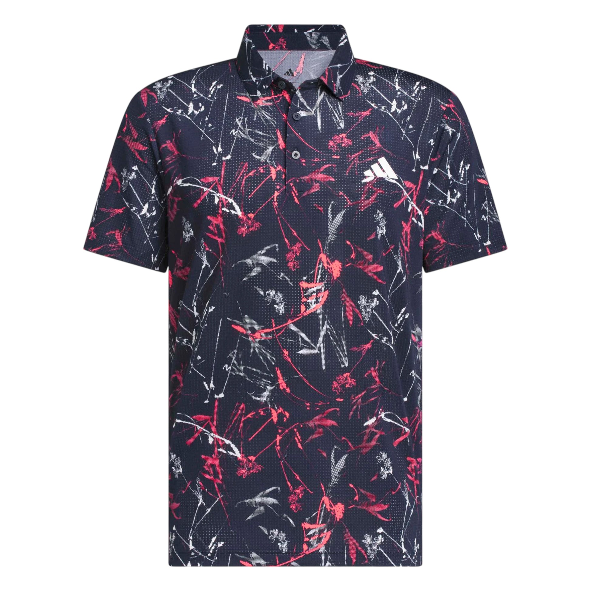 adidas Ultimate365 Mesh BCH Print Golf Polo Shirt KU1184