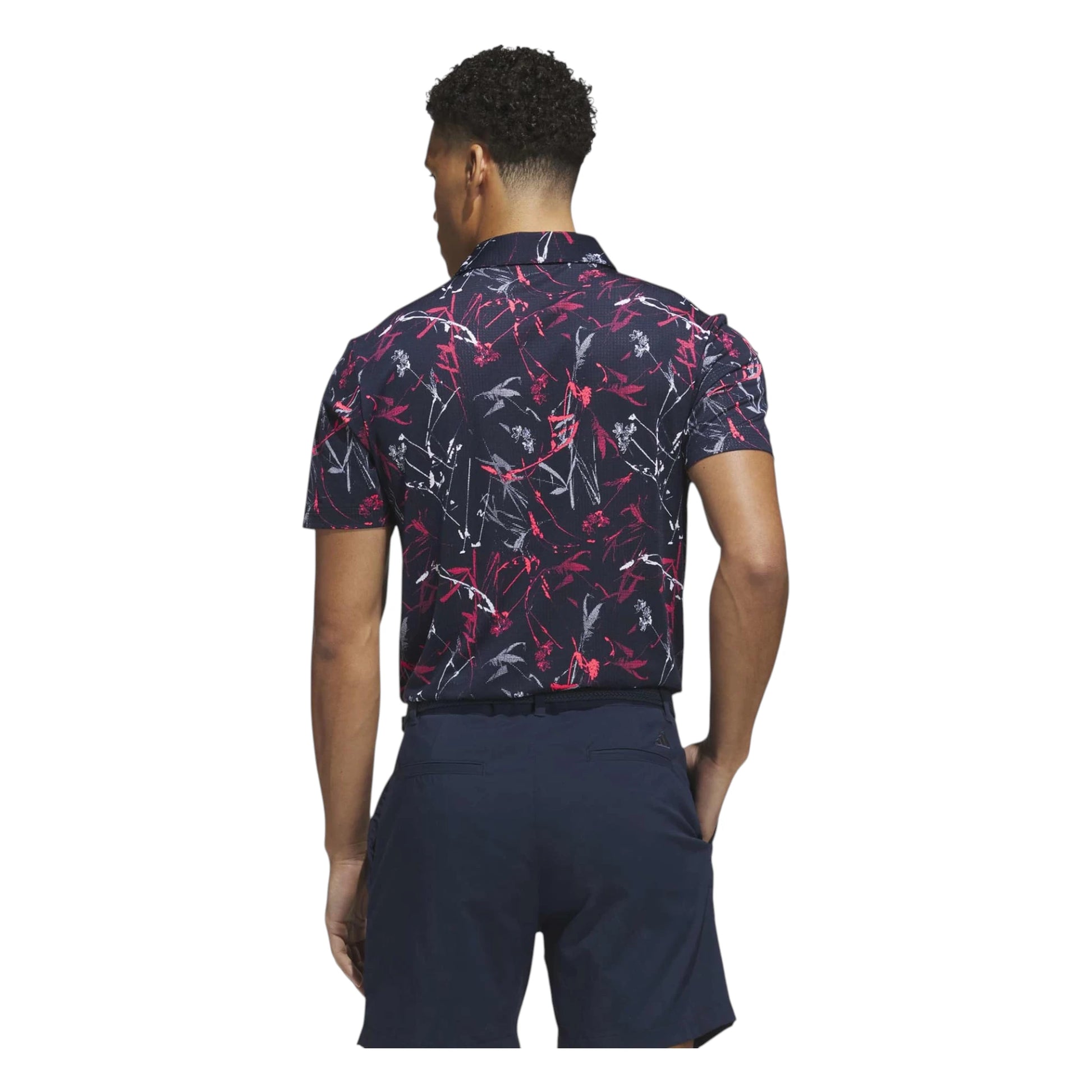 adidas Ultimate365 Mesh BCH Print Golf Polo Shirt KU1184