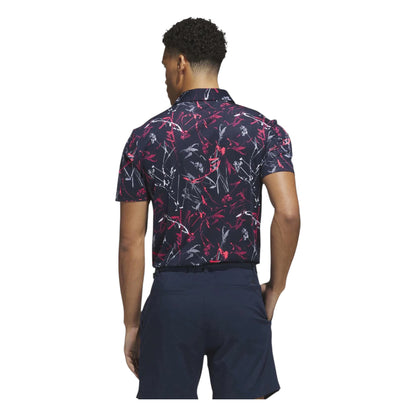 adidas Ultimate365 Mesh BCH Print Golf Polo Shirt KU1184