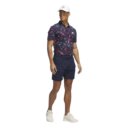 adidas Ultimate365 Mesh BCH Print Golf Polo Shirt KU1184