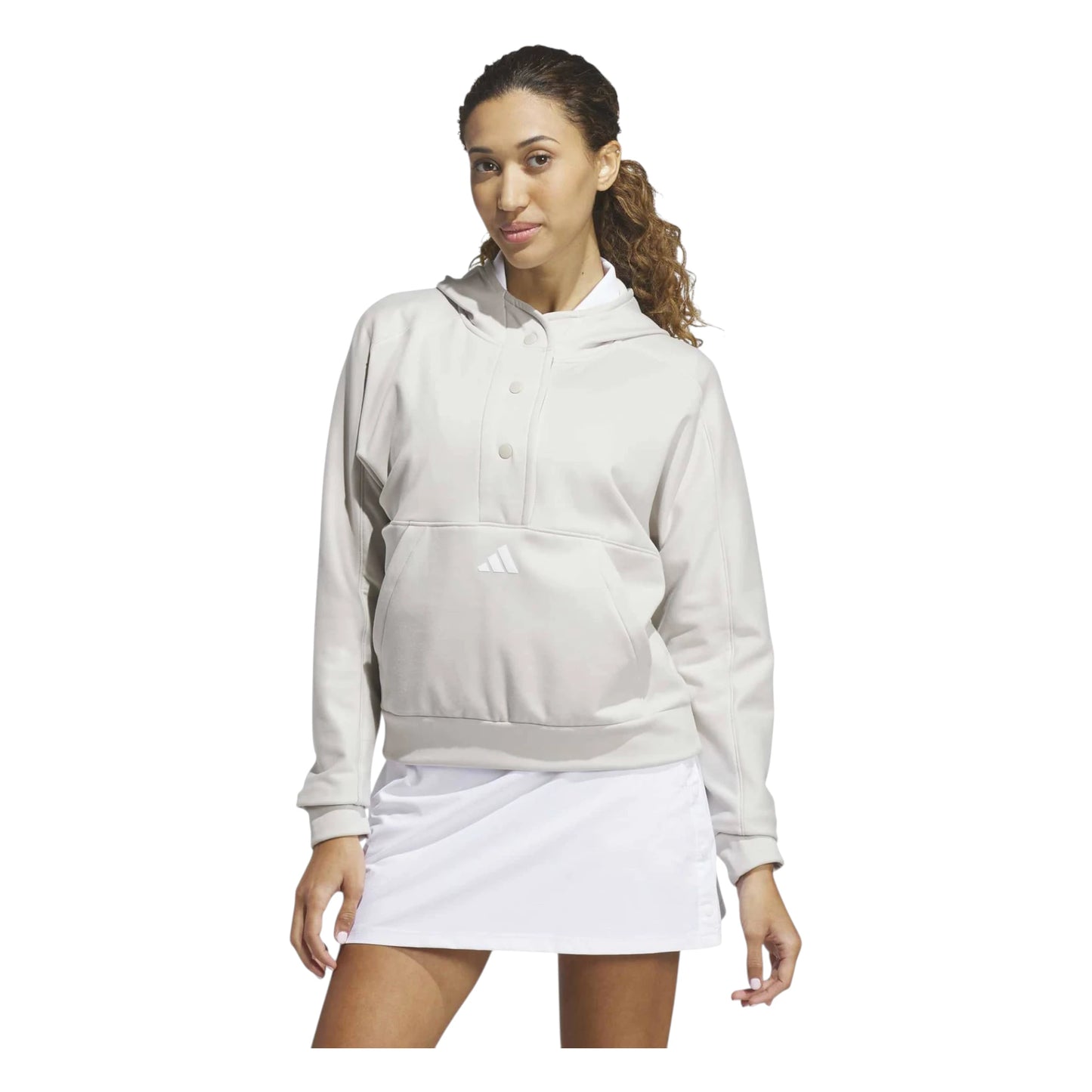 adidas Ladies BTC Snap ClimaWarm Golf Hoodie KU7632