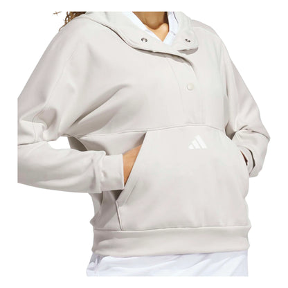 adidas Ladies BTC Snap ClimaWarm Golf Hoodie KU7632