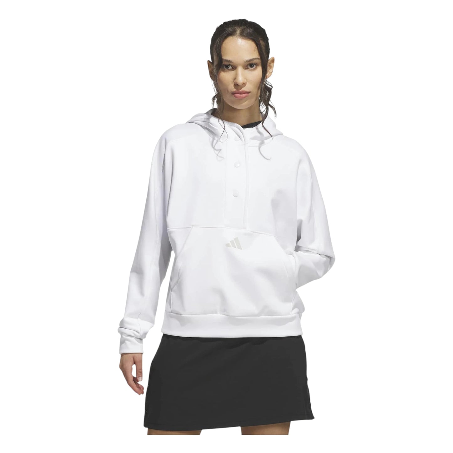 adidas Ladies BTC Snap ClimaWarm Golf Hoodie KU7633