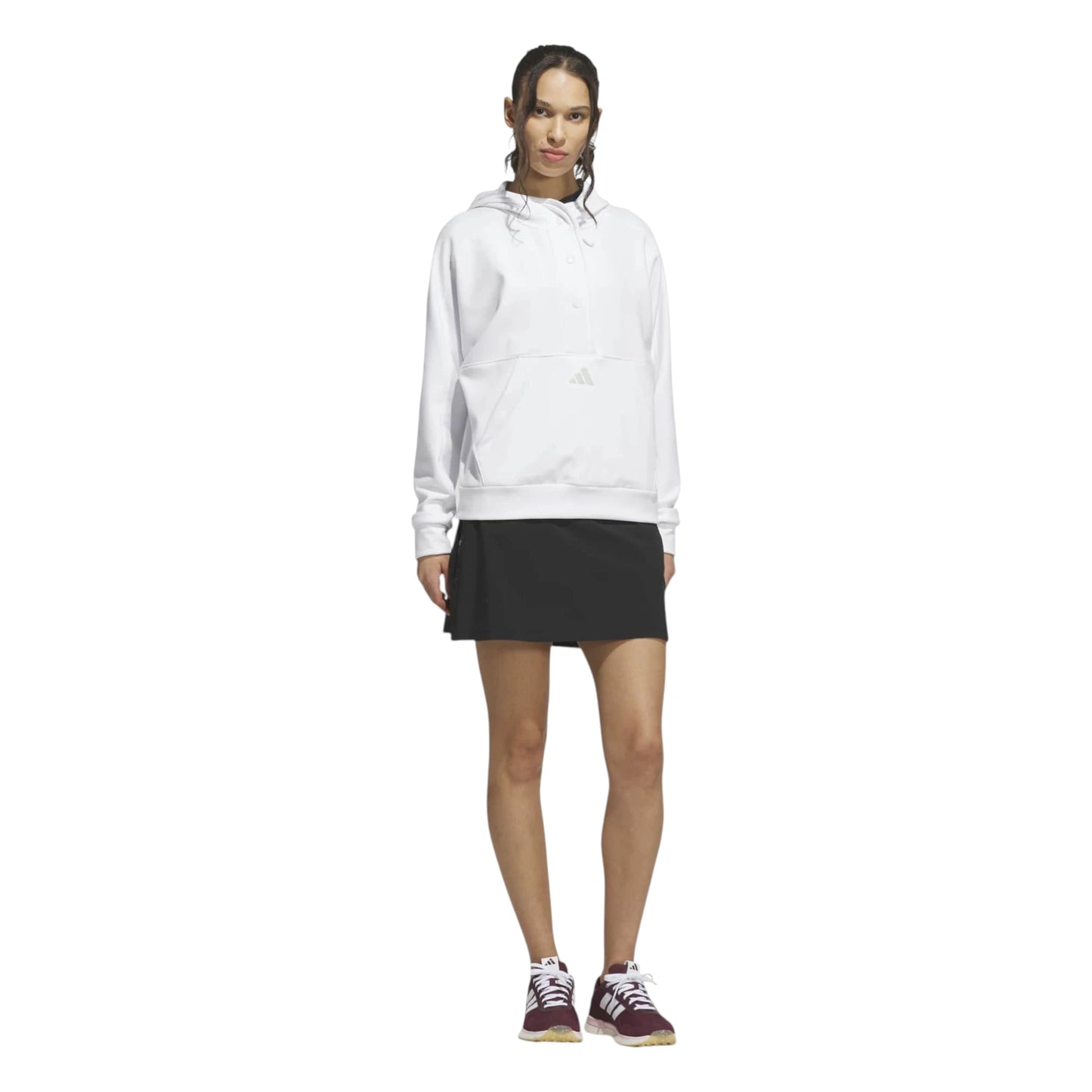 adidas Ladies BTC Snap ClimaWarm Golf Hoodie KU7633